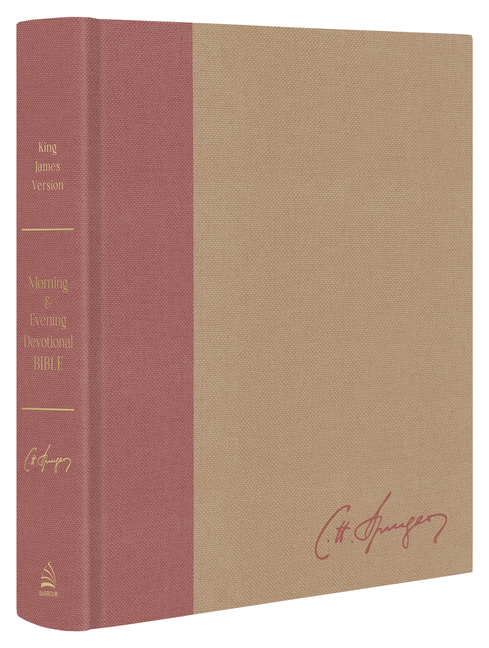 Charles Spurgeon's Morning & Evening Devotional Bible KJV [Rose Gold & Sand Signature]: Featuring the Complete Text of the Classic Twice-A-Day Devotio
