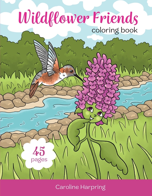 Wildflower Friends Coloring Book