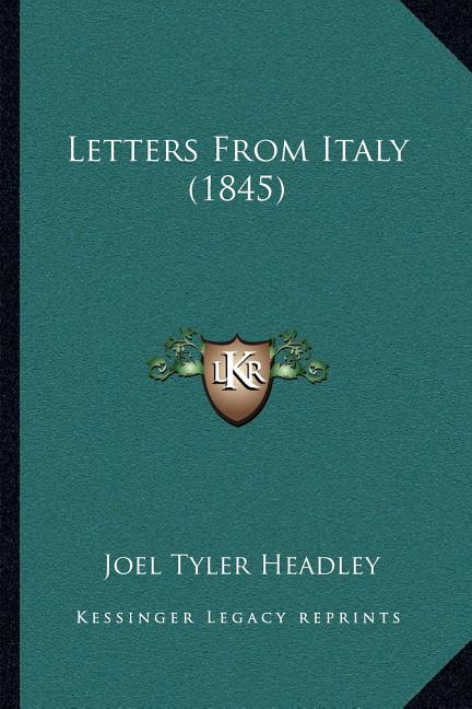 Letters From Italy (1845)