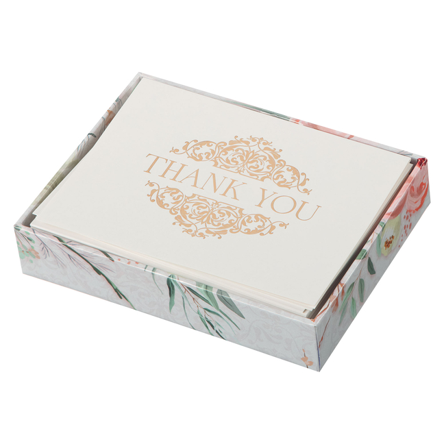 Boxed Cards Thank You Filagree Phil. 1:3
