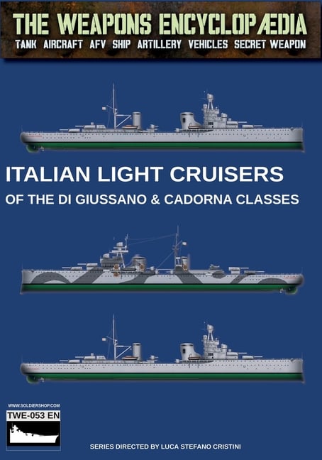 Italian light cruisers of the Di Giussano & Cadorna classes