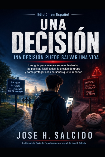 Una Decisión: Una decisión puede salvar una vida: Un guía para jóvenes sobre el fentanilo, las pastillas falsificadas, la presión de grupo y cómo prot