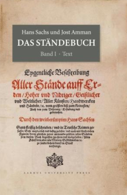 Das Ständebuch: Bind 1 - Text, Bind 2 - Materialien