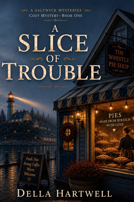 A Slice of Trouble: A Saltwick Mysteries Cozy Mystery - Book One