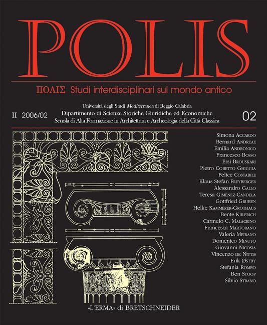 Polis 2 2006: Studi Interdisciplinari Sul Mondo Antico
