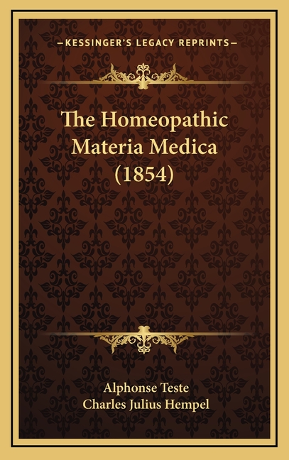 The Homeopathic Materia Medica (1854)