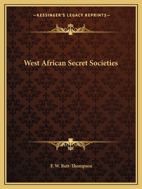 West African Secret Societies