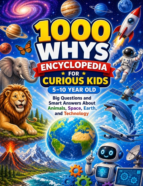 1000 Whys Encyclopedia for Curious Kids (5-10 years old): Big Questions and Smart Answers about Animals, Space and Technology