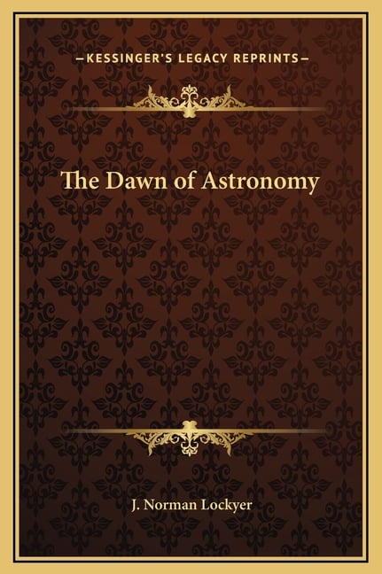 The Dawn of Astronomy