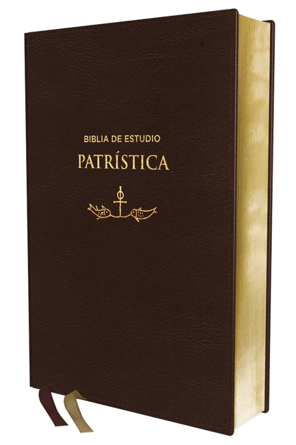 Rvr, Biblia de Estudio Patrística, Leathersoft, Marrón, Interior a DOS Colores, Palabras de Jesús En Rojo, Comfort Print: La Sabiduría del Cristianism