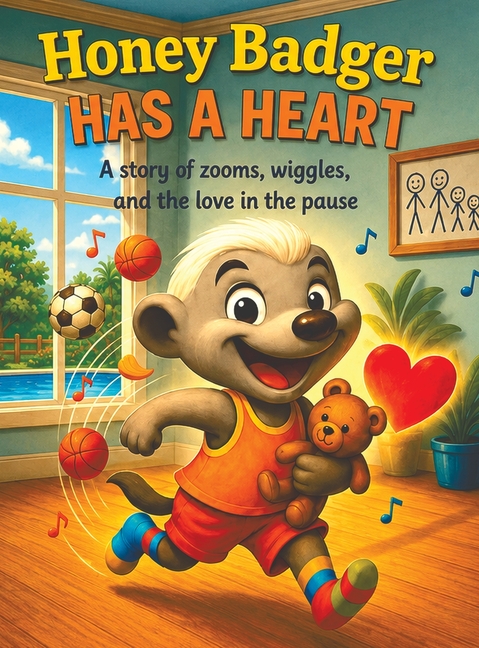 Honey Badger Has a Heart: A story of zooms, wiggles, and the love in the pause