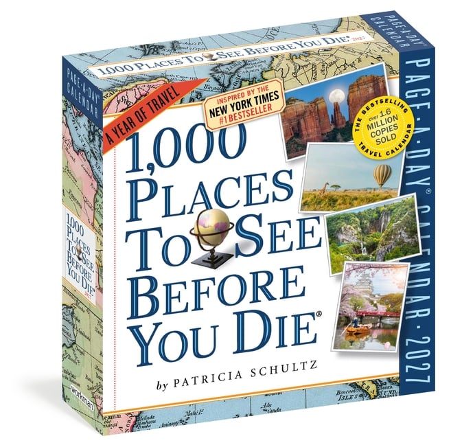 1,000 Places to See Before You Die Page-A-Day(r) Calendar 2027: A Year of Travel