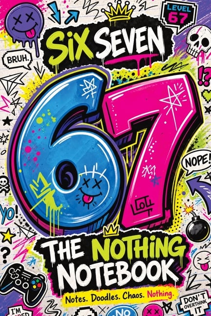 Six Seven - The Nothing Notebook: A Funny Gift for Teens and Kids - Notes, Doodles, Ideas and Random Chaos, A Silly Gag Book for Gamers and Meme Lover