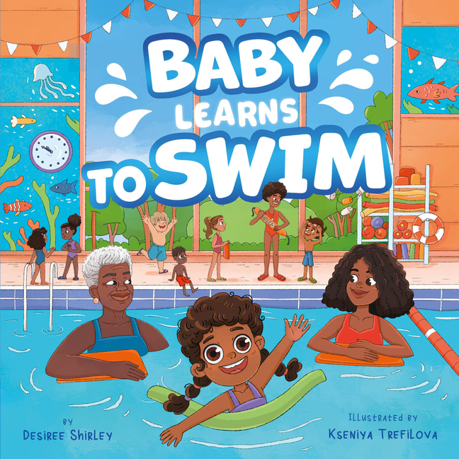 Baby Learns to Swim