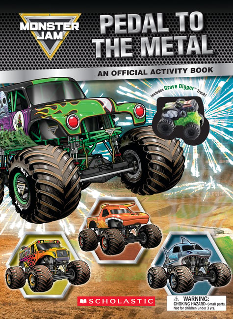 Monster Jam: Pedal to the Metal Activity Book (Includes Grave Digger Truck!)