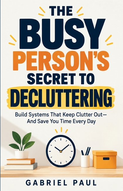 The Busy Person's Secret to Decluttering: Build Systems That Keep Clutter Out - And Save You Time Every Day