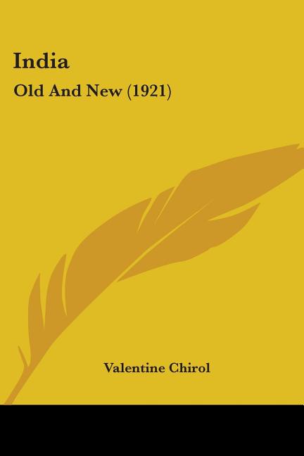 India: Old And New (1921)