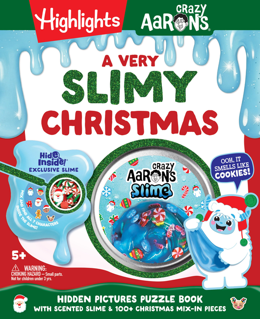 A Very Slimy Christmas: Hidden Pictures Activity Book with Scented Slime & 100+ Christmas Mix-In Pieces: Christmas Slime Kit