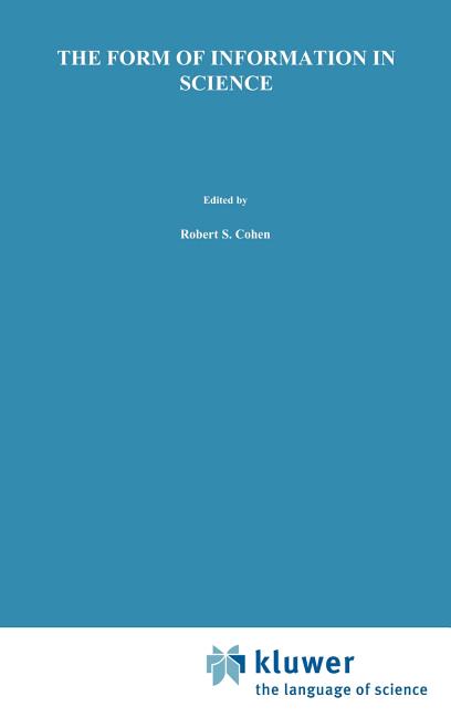 The Form of Information in Science: Analysis of an Immunology Sublanguage
