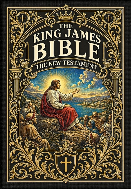 The King James Bible - The New Testament (Golden Monarch Collector's Edition) (Case Laminate Hardcover with Jacket)