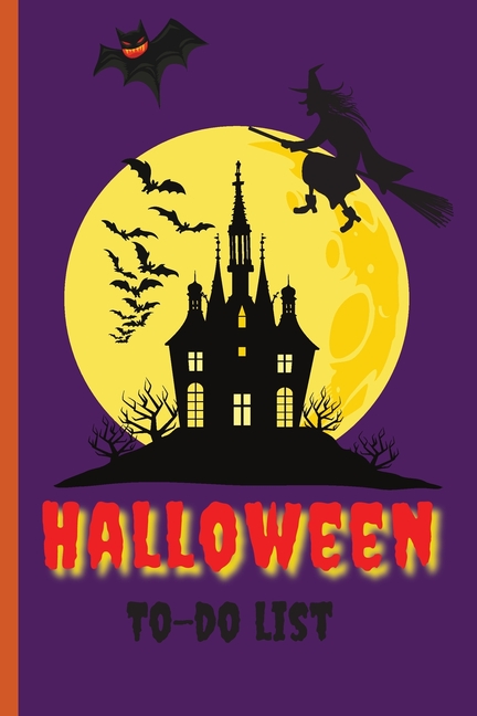Halloween To-do list: To do List Daily Notepads, Habit Tracker, Letter Size (6" x 9")