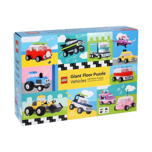 Lego 48-Piece Giant Floor Puzzle: Vehicles: 48-Piece Puzzle