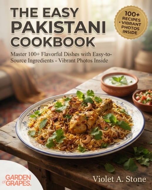The Easy Pakistani Cookbook: Master 100+ Flavorful Dishes with Easy-to-Source Ingredients - Vibrant Photos Inside