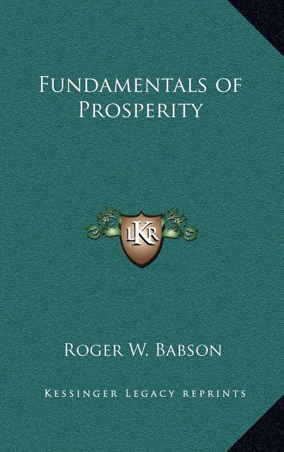 Fundamentals of Prosperity