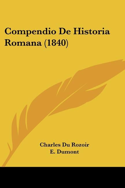 Compendio De Historia Romana (1840)