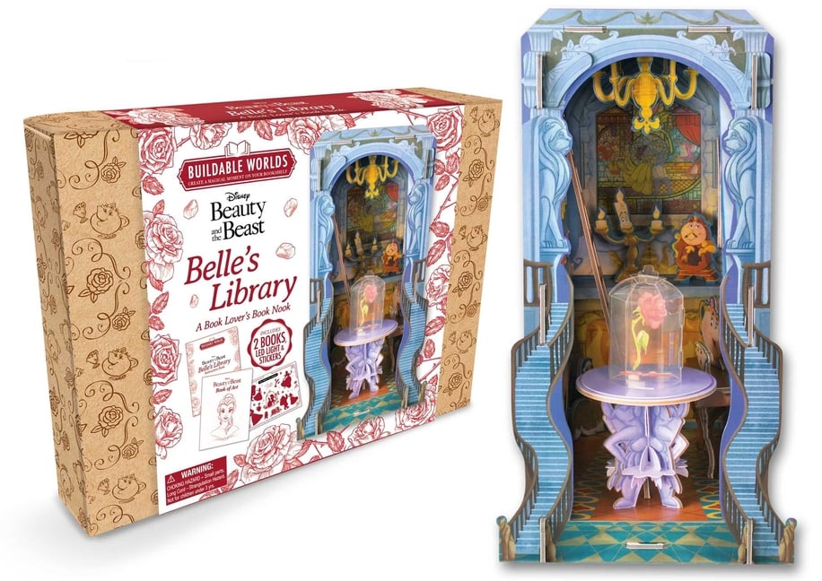 Disney Beauty and the Beast: Belle's Library: Buildable Worlds - A Book Lover's Book Nook