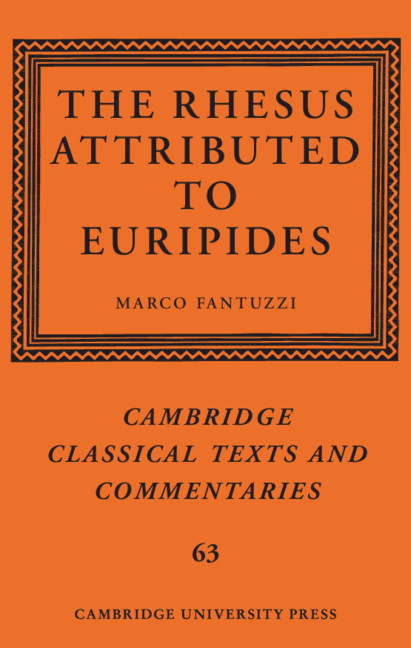 The Rhesus Attributed to Euripides