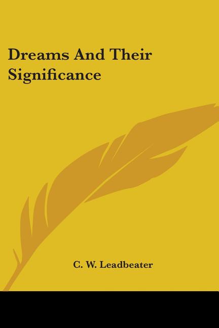 Dreams And Their Significance