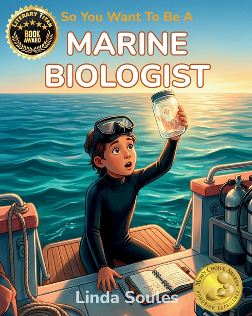 So You Want To Be A Marine Biologist: A Kids' Guide to Ocean Science, Sea Creatures, Coral Reefs, and the Curious Scientists Who Explore the Deep Blue