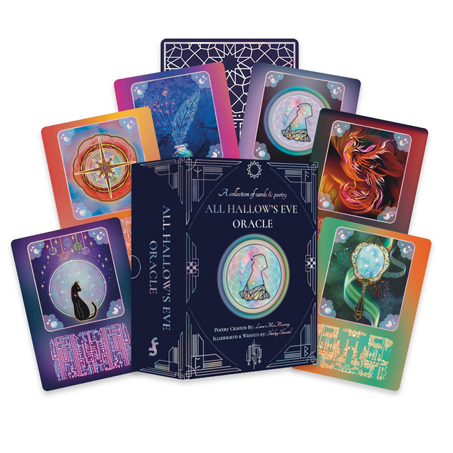 All Hallow's Eve Oracle: A Collection of Cards & Poetry (39 Full-Color Cards and 139-Page Guidebook)