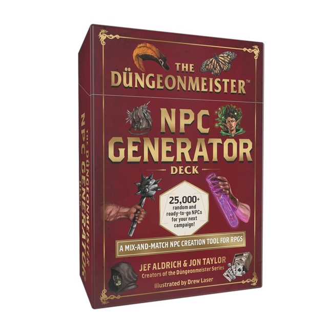 The Düngeonmeister Npc Generator Deck: A Mix-And-Match Npc Creation Tool for Rpgs