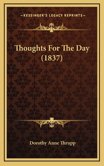 Thoughts For The Day (1837)