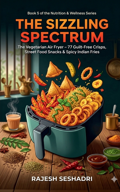 The Sizzling Spectrum: The Vegetarian Air Fryer: 77 Guilt-Free Crisps, Street Food Snacks & Spicy Indian Fries