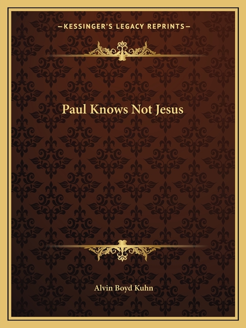 Paul Knows Not Jesus