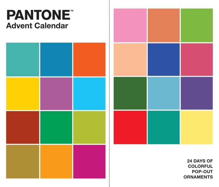 Pantone Advent Calendar: 24 Days of Colorful Pop-Out Ornaments