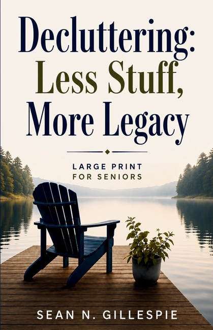 Decluttering: Less Stuff, More Legacy: Large Print for Seniors: A Practical Guide to Downsizing, Organizing Your Home, Preserving Family Memories, and