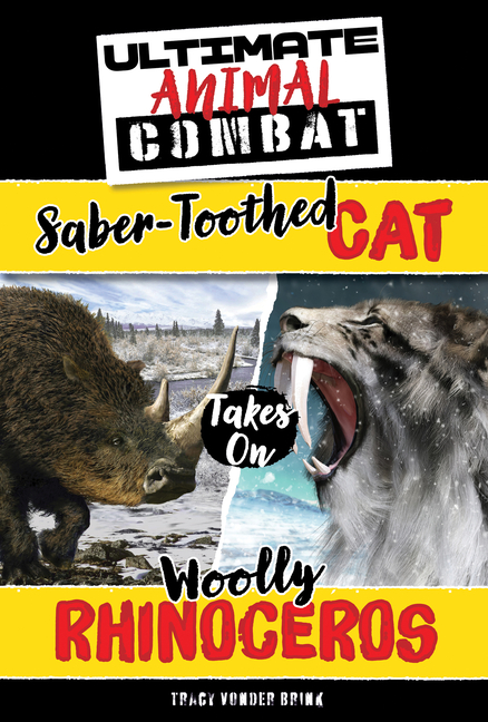 Saber-Toothed Cat Takes on Woolly Rhinoceros