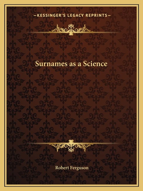 Surnames as a Science