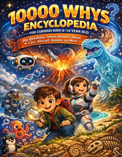 10000 Whys Encyclopedia for Curious Kids 6-12 Year Old: Big Questions, Smart Answers About Cars, Aircraft, Robots, and More