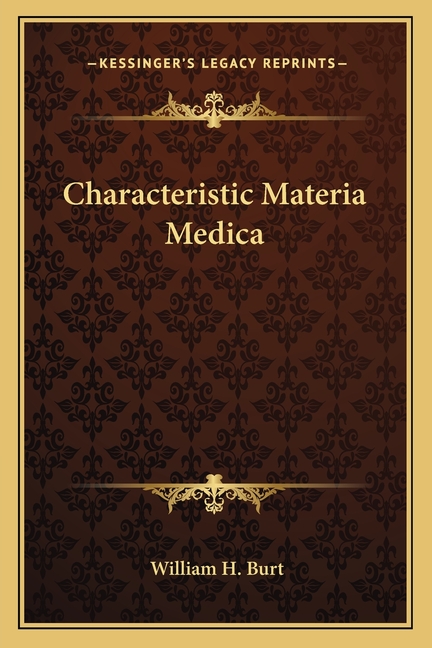 Characteristic Materia Medica