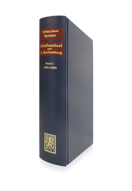 Briefwechsel Mit Adam Rechenberg: Band 1: 1686-1689