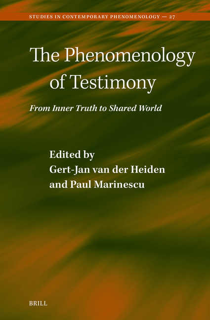 The Phenomenology of Testimony: From Inner Truth to Shared World