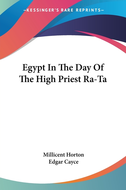 Egypt In The Day Of The High Priest Ra-Ta