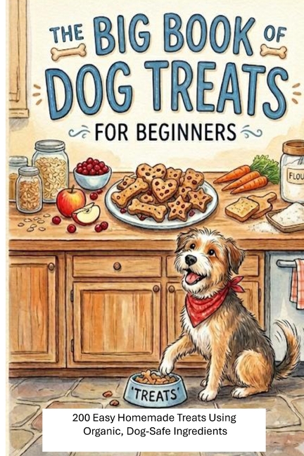 The Big Book of Dog Treats for Beginners: 200 Easy Homemade Treats Using Organic, Dog Safe Ingredients