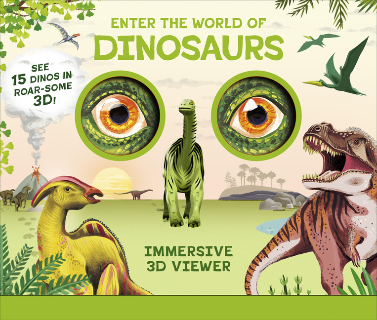 Enter the World of Dinosaurs: Immersive 3D Viewer Book