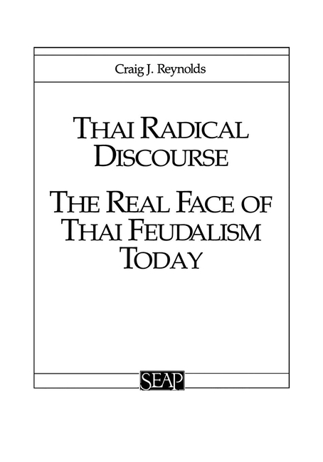 Thai Radical Discourse